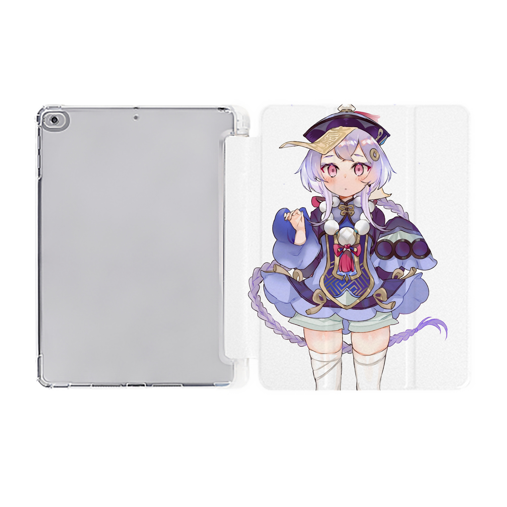 げんし神 七七 なな  genshin Nana IPad ケース ペン収納付き 三つ折りスタンド PUレザー×シリコン 対応機種9.5/10.5/10.9インチ